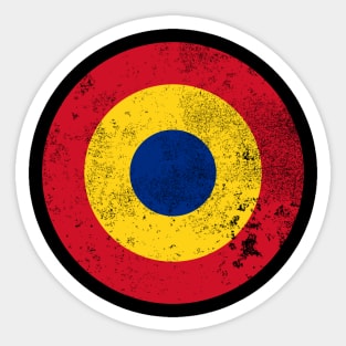 Romanian Air Force (distressed) Sticker
